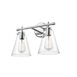 16 in. 2-Light Chrome Vanity Light by Millennium Lighting