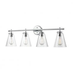 35 in. 4-Light Chrome Vanity Light by Millennium Lighting