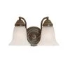12 in. 2-Light Colonial Bronze Vanity Light by Millennium Lighting
