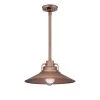 R Series 1-Light 20 in. Copper Railroad Shade by Millennium Lighting