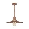 R-Series 18 in. 1-Light Copper Radial Wave Shade by Millennium Lighting