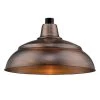 R Series 1-Light 15 in. Natural Copper Warehouse Shade by Millennium Lighting