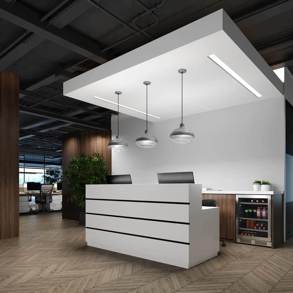 15 in. 1-Light Galvanized Warehouse/Cord Hung by Millennium Lighting 3 15 in. 1-Light Galvanized Warehouse/Cord Hung by Millennium Lighting - Image 3