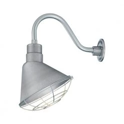 R Series 1-Light 13 in. Galvanized Angle Shade by Millennium Lighting