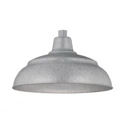 R Series 1-Light 15 in. Galvanized Warehouse Shade by Millennium Lighting