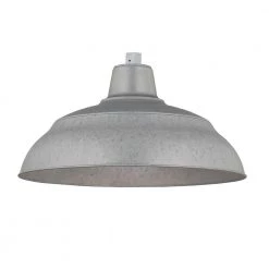 R Series 1-Light 18 in. Galvanized Warehouse Shade by Millennium Lighting