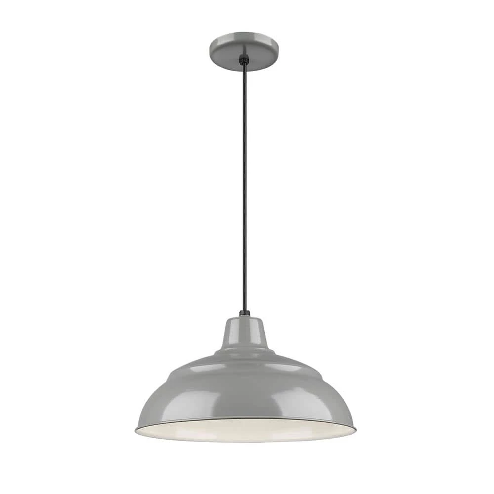 15 in. 1-Light Gray Warehouse/Cord Hung by Millennium Lighting 1 15 in. 1-Light Gray Warehouse/Cord Hung by Millennium Lighting