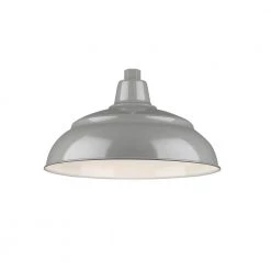 R Series 1-Light 15 in. Gray Warehouse Shade by Millennium Lighting