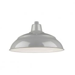 R Series 1-Light 18 in. Gray Warehouse Shade by Millennium Lighting