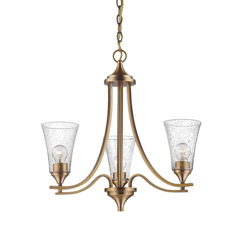 3-Lights 23 in. Heirloom Bronze Chandelier by Millennium Lighting 1 3-Lights 23 in. Heirloom Bronze Chandelier by Millennium Lighting