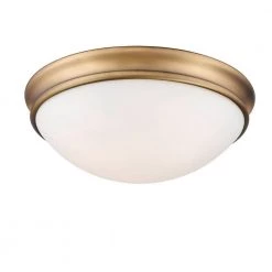 12 in. 2-Light Heirloom Bronze Flush mount by Millennium Lighting
