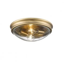 2-Light 12 in. Heirloom Bronze Flushmount by Millennium Lighting