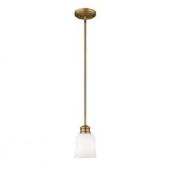 1-Light 5 in. Heirloom Bronze Mini Pendant by Millennium Lighting