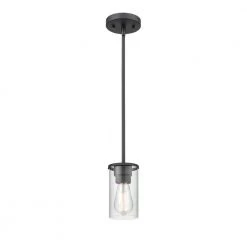 Verlana 1-Light 4.875 in. Matte Black Hardwired Pendant (1-Pack) by Millennium Lighting -Millennium Lighting Shop matte black millennium lighting chandeliers 2711 mb 4f 1000