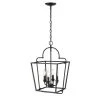 15 in. 4-Light Matte Black Pendant by Millennium Lighting