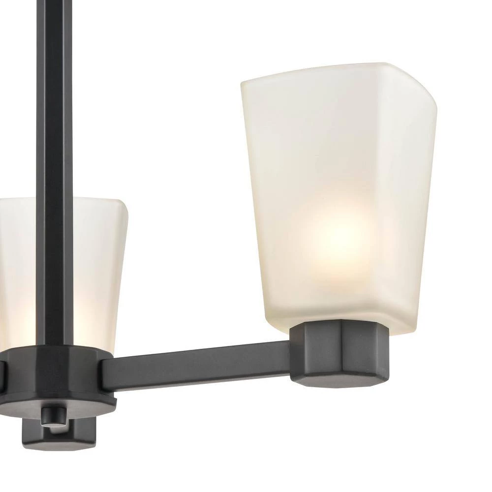 Coley 3-Light 18.875 in. Matte Black Hardwired Chandelier (1-Pack) by Millennium Lighting 4 Coley 3-Light 18.875 in. Matte Black Hardwired Chandelier (1-Pack) by Millennium Lighting - Image 4