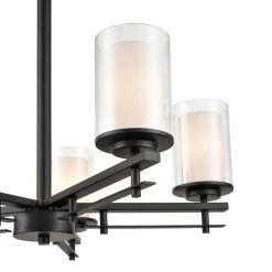 26 in. 5-Light Matte Black Chandelier by Millennium Lighting -Millennium Lighting Shop matte black millennium lighting chandeliers 5515 mb 1f 1000