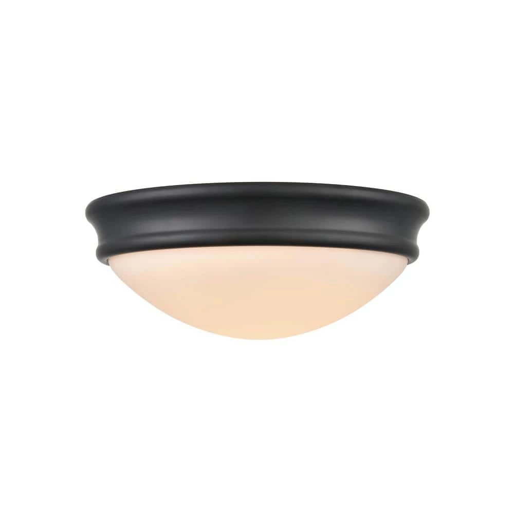 10 in. Outdoor 1-Light Matte Black Flush Mount by Millennium Lighting 2 10 in. Outdoor 1-Light Matte Black Flush Mount by Millennium Lighting - Image 2
