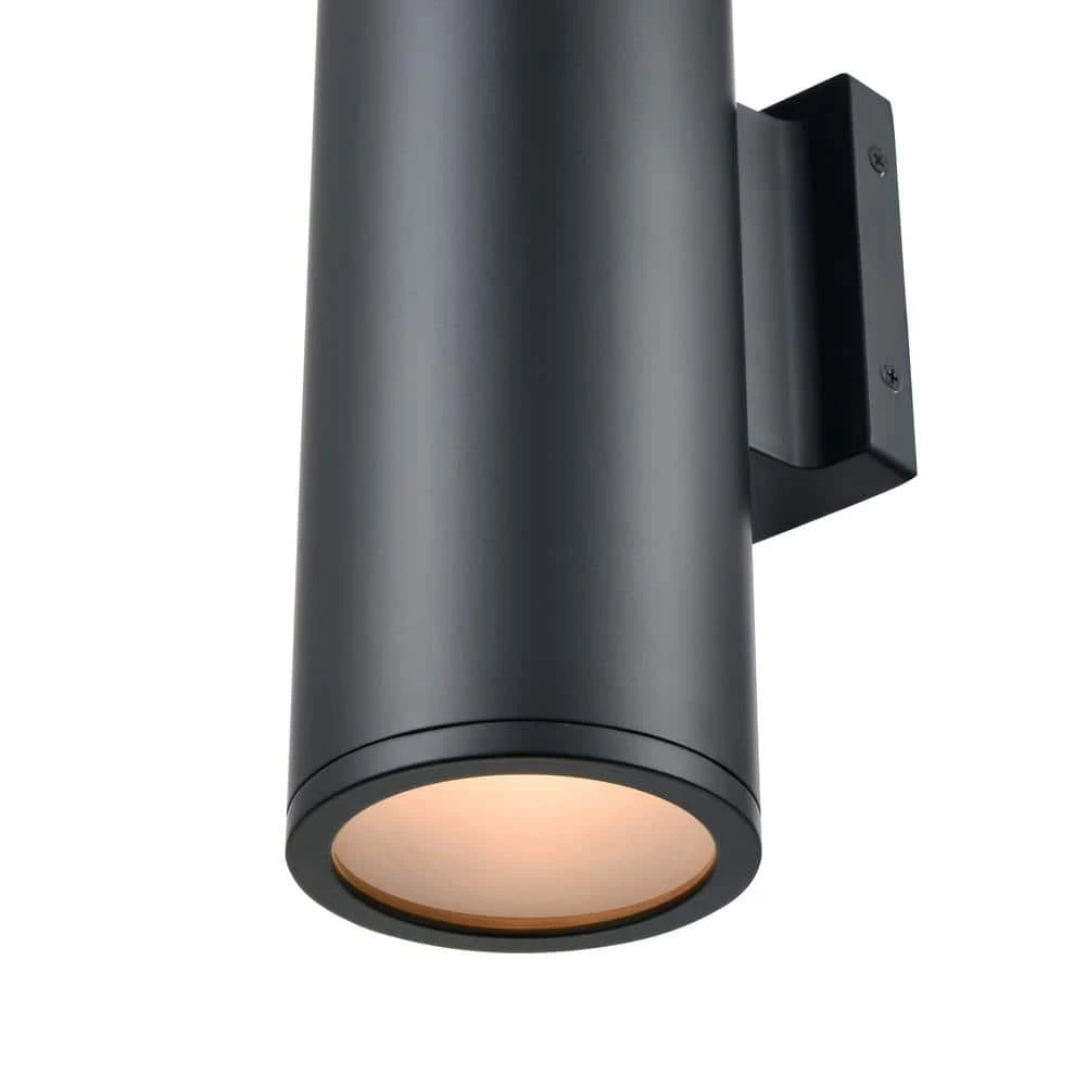 4.5 in. 2-Light Matte Black Outdoor Wall Sconce by Millennium Lighting 1 4.5 in. 2-Light Matte Black Outdoor Wall Sconce by Millennium Lighting