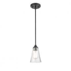 Natalie 1-Light 5 in. Matte Black Hardwired Pendant (1-Pack) by Millennium Lighting 7 Natalie 1-Light 5 in. Matte Black Hardwired Pendant (1-Pack) by Millennium Lighting -Millennium Lighting Shop matte black millennium lighting pendant lights 1461 mb 4f 1000