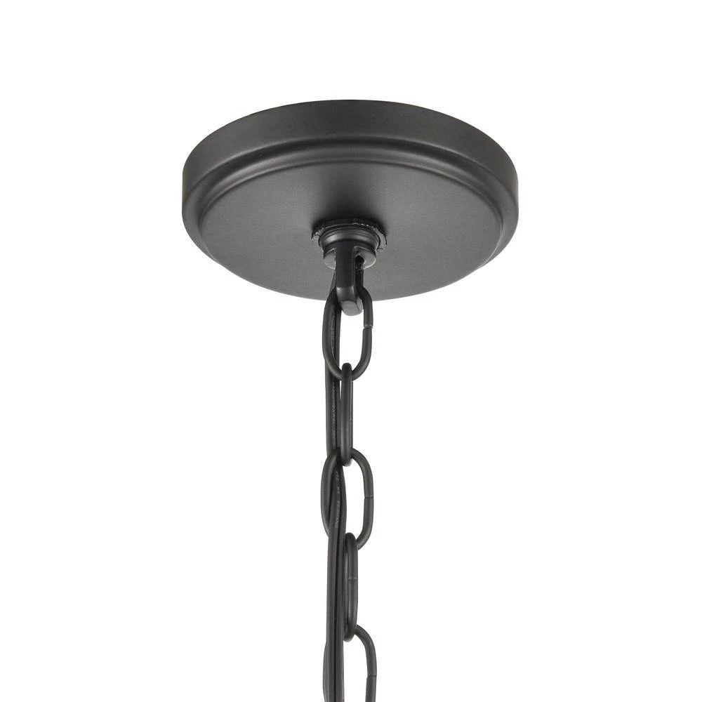 Natalie 3-Light 19 in. Matte Black Hardwired Pendant (1-Pack) by Millennium Lighting 5 Natalie 3-Light 19 in. Matte Black Hardwired Pendant (1-Pack) by Millennium Lighting - Image 5