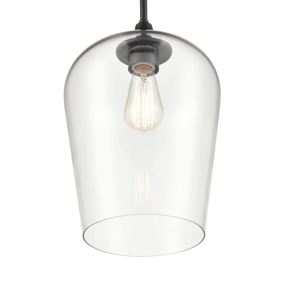 1-Light 10 in. Matte Black Mini Pendant by Millennium Lighting 2 1-Light 10 in. Matte Black Mini Pendant by Millennium Lighting - Image 2