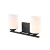 14.25 in. 2-Light Matte Black Vanity Light by Millennium Lighting