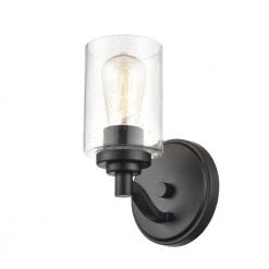 1-Light 4.375 in. Matte Black Wall Sconce by Millennium Lighting -Millennium Lighting Shop matte black millennium lighting vanity lighting 3681 mb 4f 1000