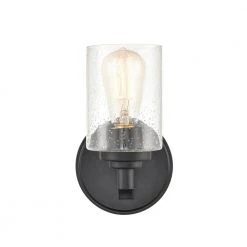 1-Light 4.375 in. Matte Black Wall Sconce by Millennium Lighting