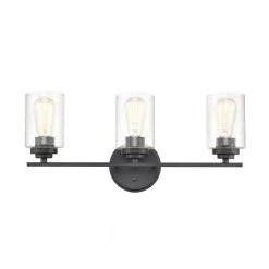 22 in. 3-Light Matte Black Vanity Light by Millennium Lighting