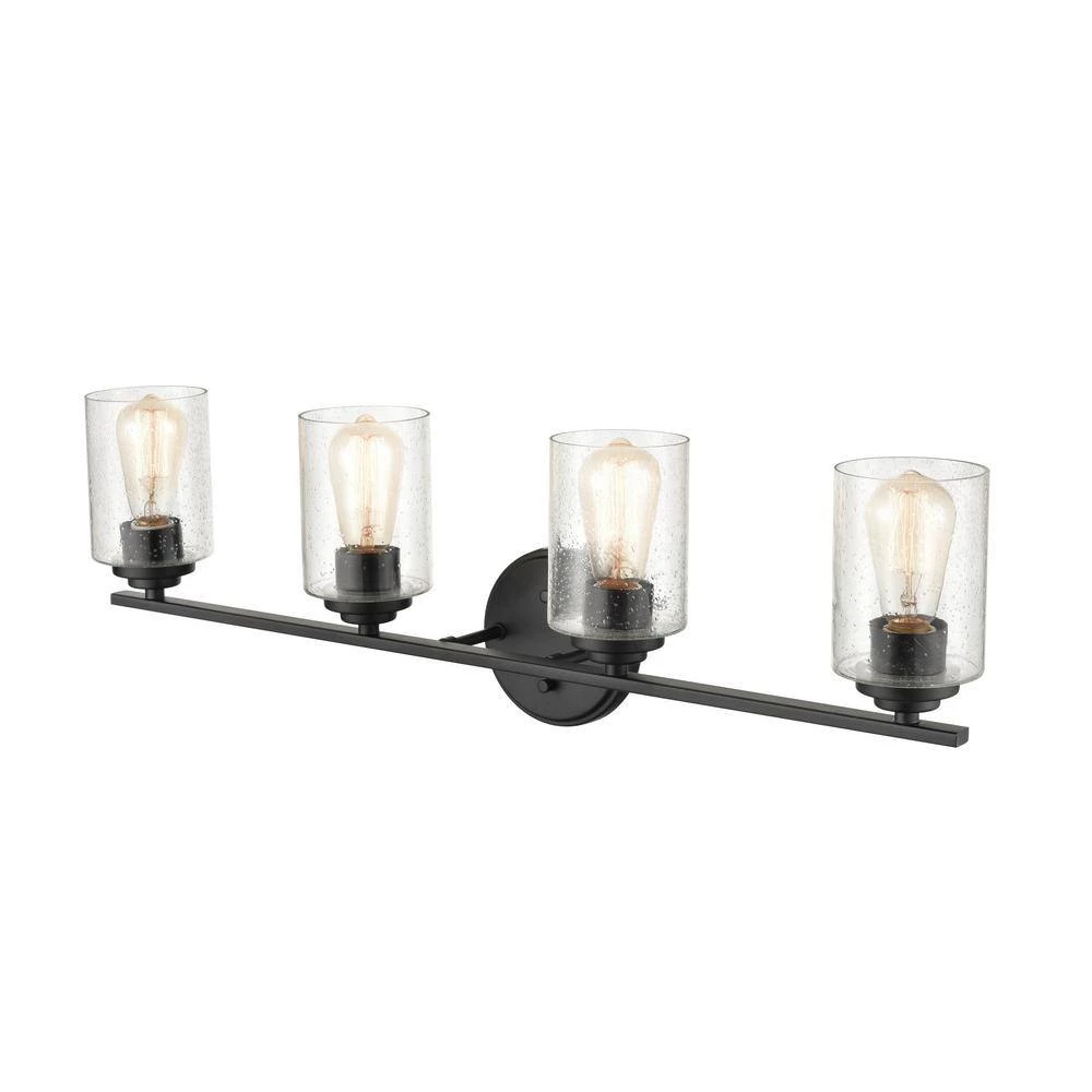 31.125 in. 4-Light Matte Black Vanity Light by Millennium Lighting 5 31.125 in. 4-Light Matte Black Vanity Light by Millennium Lighting - Image 5