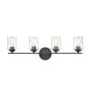 31.125 in. 4-Light Matte Black Vanity Light by Millennium Lighting