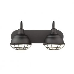 2-Light 18 in. Matte Black Vanity-Light by Millennium Lighting 7 2-Light 18 in. Matte Black Vanity-Light by Millennium Lighting -Millennium Lighting Shop matte black millennium lighting vanity lighting 5422 mb 1f 1000