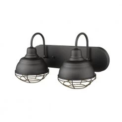 2-Light 18 in. Matte Black Vanity-Light by Millennium Lighting 6 2-Light 18 in. Matte Black Vanity-Light by Millennium Lighting -Millennium Lighting Shop matte black millennium lighting vanity lighting 5422 mb 4f 1000