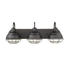 3-Light 24.5 in. Matte Black Vanity-Light by Millennium Lighting 6 3-Light 24.5 in. Matte Black Vanity-Light by Millennium Lighting -Millennium Lighting Shop matte black millennium lighting vanity lighting 5423 mb 4f 1000