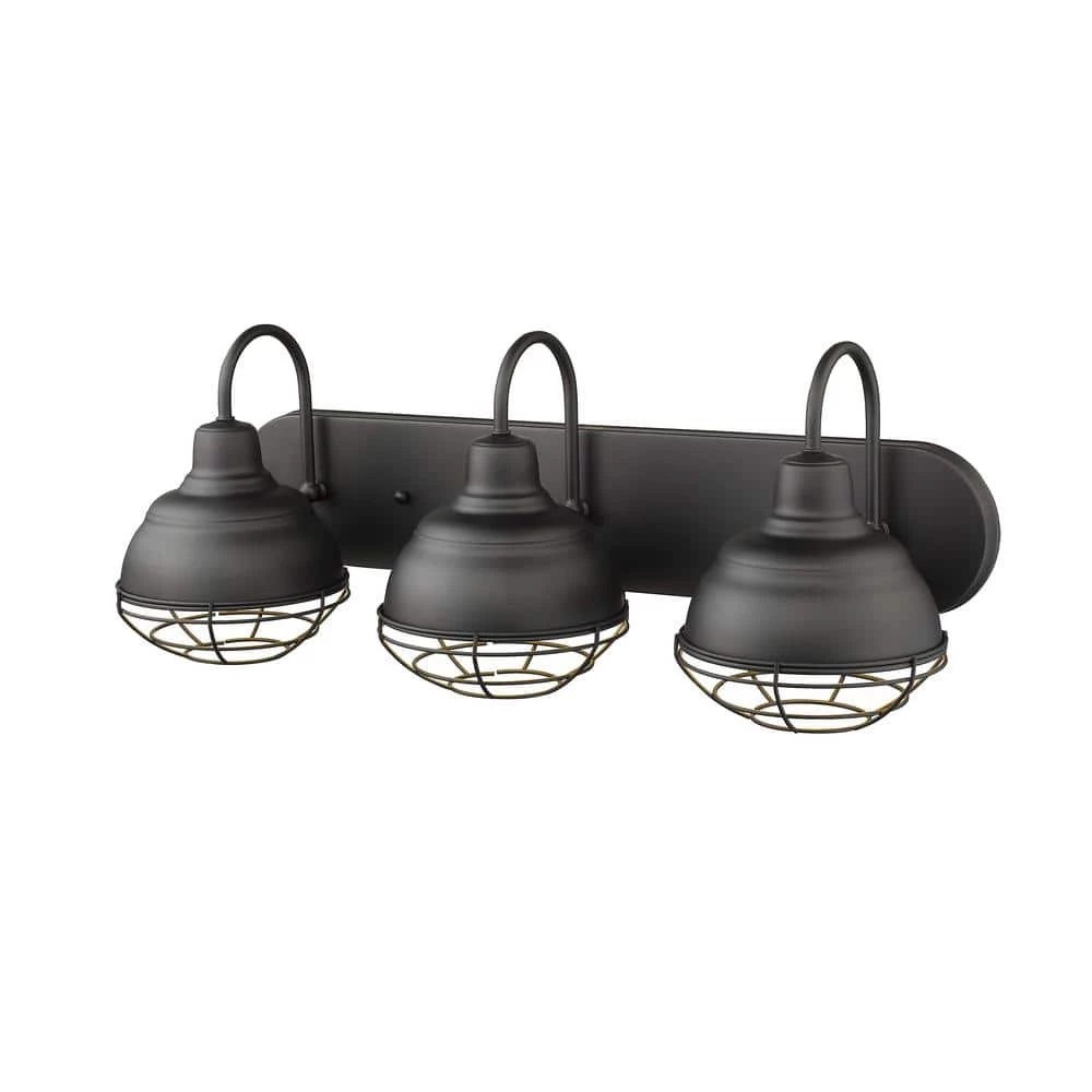 3-Light 24.5 in. Matte Black Vanity-Light by Millennium Lighting 1 3-Light 24.5 in. Matte Black Vanity-Light by Millennium Lighting