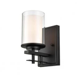 4.75 in. 1-Light Matte Black Sconce by Millennium Lighting -Millennium Lighting Shop matte black millennium lighting vanity lighting 5501 mb 1f 1000