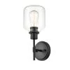 1-Light 5.5 in. Matte Black Wall Sconce by Millennium Lighting