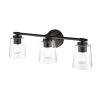 24.5 in. 3-Light Matte Black Vanity Light by Millennium Lighting