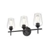 3-Light 22 in. Matte Black Vanity Light by Millennium Lighting