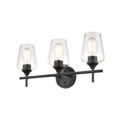 3-Light 22 in. Matte Black Vanity Light by Millennium Lighting
