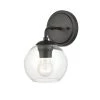 6 in. 1-Light Matte Black Wall Sconce by Millennium Lighting