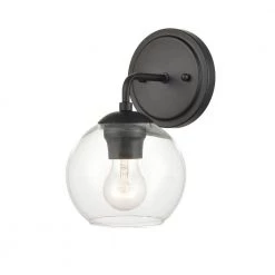 6 in. 1-Light Matte Black Wall Sconce by Millennium Lighting