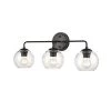 25.5 in. 3-Light Matte Black Vanity Light by Millennium Lighting