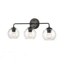 25.5 in. 3-Light Matte Black Vanity Light by Millennium Lighting