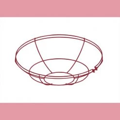 R 17 in. Satin Red Wire Guard by Millennium Lighting