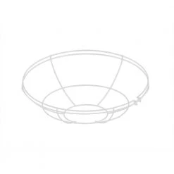 R 17 in. White Wire Guard by Millennium Lighting