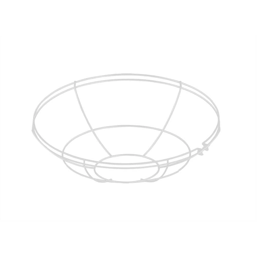 R 17 in. White Wire Guard by Millennium Lighting 1 R 17 in. White Wire Guard by Millennium Lighting