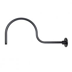 R Series 30 in. Long Satin Black Goose Neck Stem by Millennium Lighting