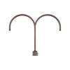 26 in. 2-Light Architectural Bronze Post Adapter by Millennium Lighting